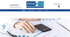 Desktop Screenshot of ekinsonline.co.uk